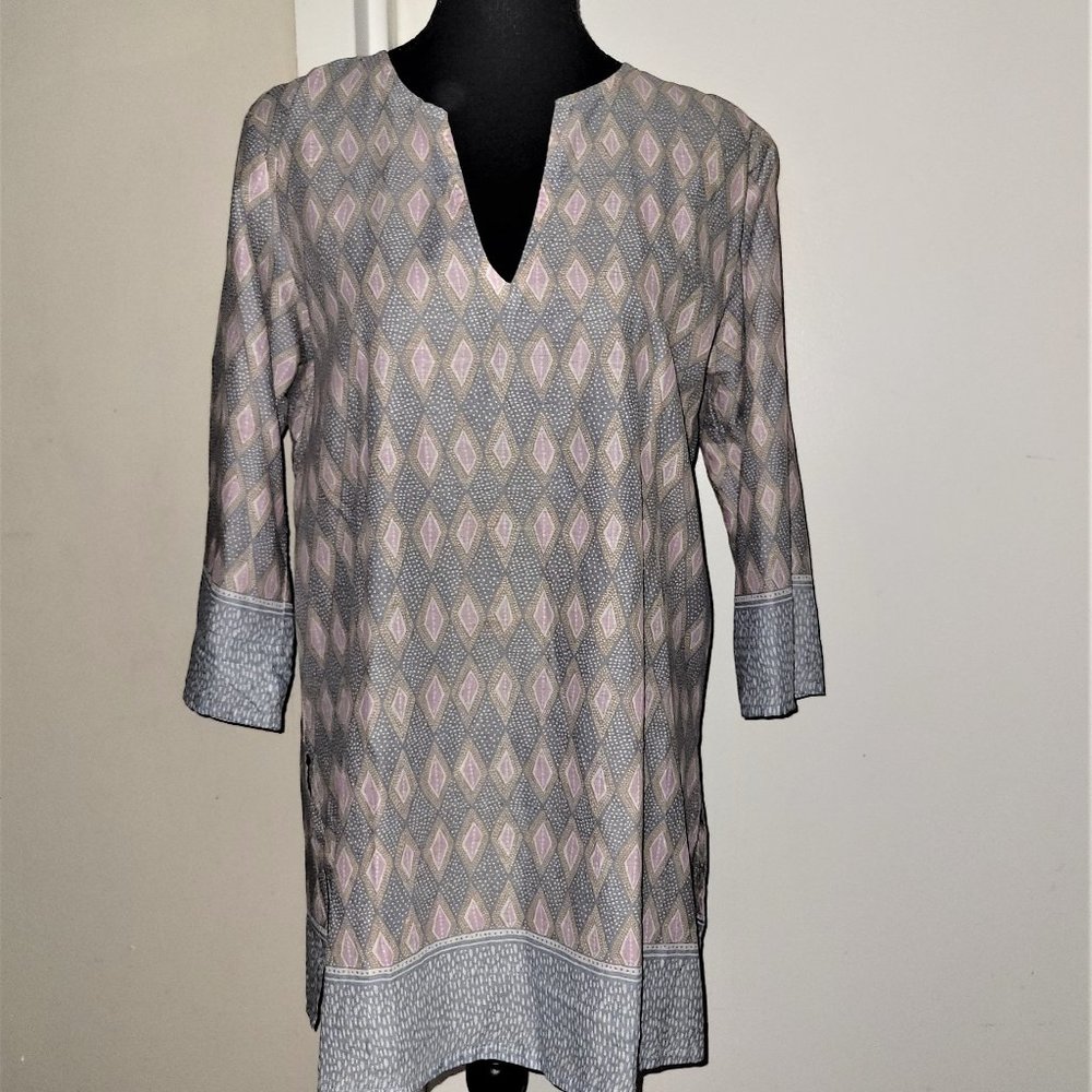 RockFlowerPaper Cotton 3/4 Sleeve Tunic - L